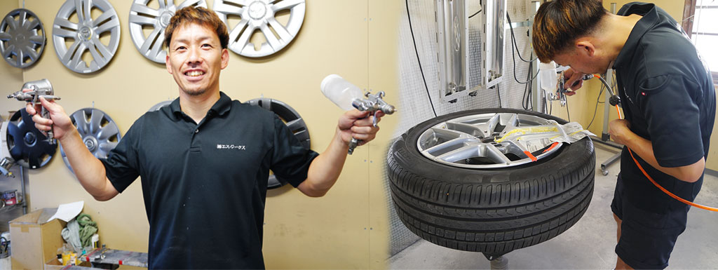 S-WORKS23店長 石井和磨｜ガリ傷修理の熟練技術者